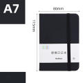 A7 Small Notebook Portable Pocket Book Student Thick Notebook Mini Minimalist Portable Book. 