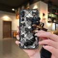 Cartoon protective case Phone Case For Samsung Galaxy A17 Back Cover silicone Waterproof Black pearl pendant cute. 
