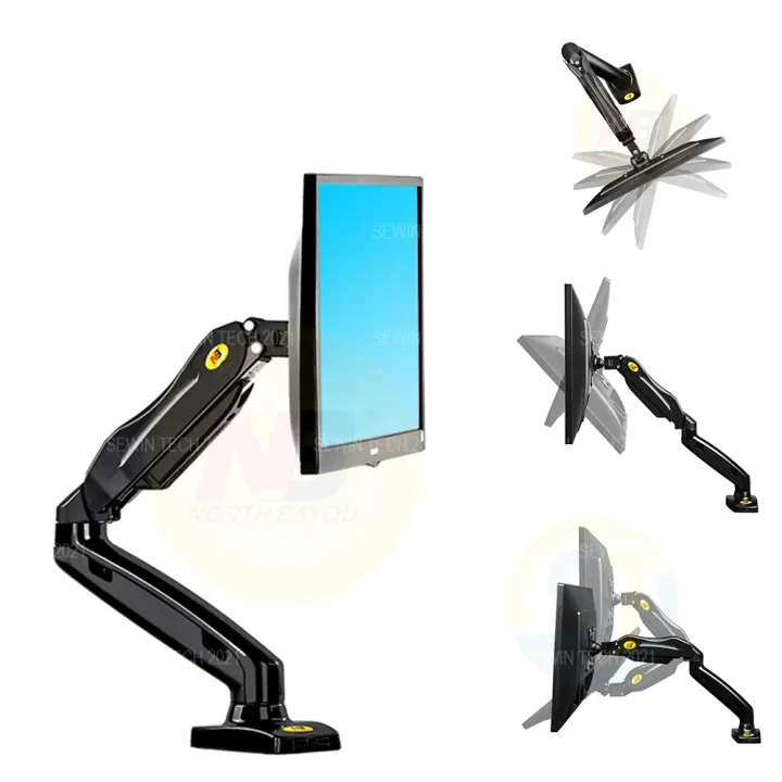 NB%20F80%20-%20Single%20Monitor%20Arm%20Full%20Motion%20Swivel%20Monitor%20Mount%20with%20Gas%20Spring%20for%2017''-30''%20Monitors%20Height%20Adjustable%20Single%20Arm%20Monitor%20Mount%20Bracket%20-%20Image%202