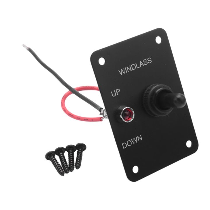 LKPCIGCXM Marine Boat Anchor Return Toggle Switch Aluminum Plate 2 Way ...