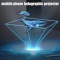 3D Holographic Projection DIY Science Experiment Technology Products Kids Phone 3D Hologram Display Projector Stand Tecnologia. 