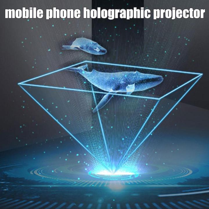 3D Holographic Projection DIY Science Experiment Technology Products Kids Phone 3D Hologram Display Projector Stand Tecnologia