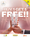 Buy 1 Get 1 free, Her Majesty Silk Musk Women's Body Mist -135ml. 