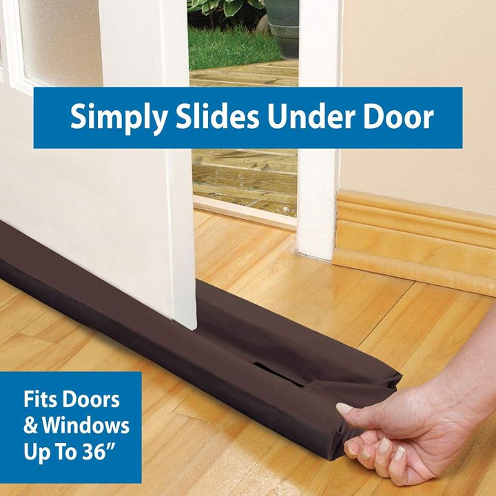 Twin%20Draft%20Guard%20%20Energy%20Saving%20Under%20Door%20Draft%20Stopper,%20Set%20of%202,%20-%20Image%204