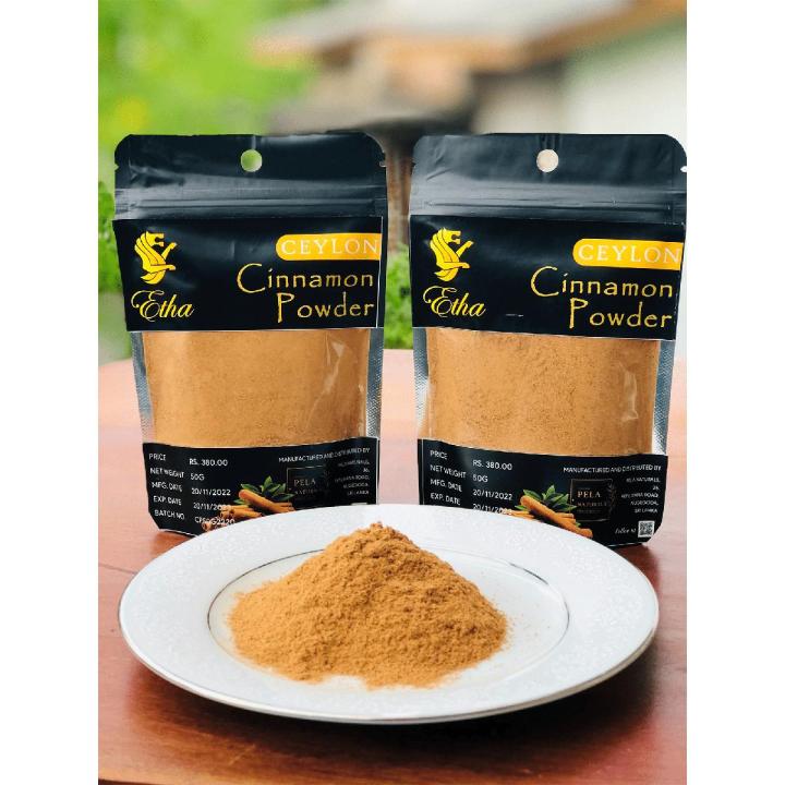 Pure Ceylon Cinnamon Powder 50g | High Quality Cinnamon | Ceylon Spices ...