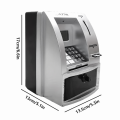Smart ATM Piggy Bank Voice ATM Machine to Teach Children Money Management for Money Mini Banknote Piggy Bank. 