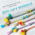 HamshMoc Safety Breakaway Cat Collar for Quick Release with Bell Luminous Ball Soft Adjustable Pet Kitten Collars Necklace. 