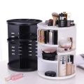 Revolving 360 Rotating Makeup Organizer - Black. 