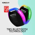 SONICGEAR NEOX 7 RGB LIGHTNING EFFECT BLUETOOTH RECHARGEABLE PORTABLE SPEAKER WITH MIC INPUT. 