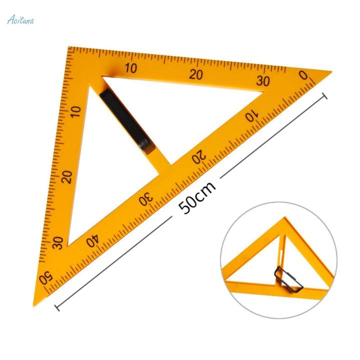 2x%20Large%20Mathematics%20Teaching%20Ruler%20with%20Detachable%20Handle%20Triangle%20Rulers%20-%20Image%202