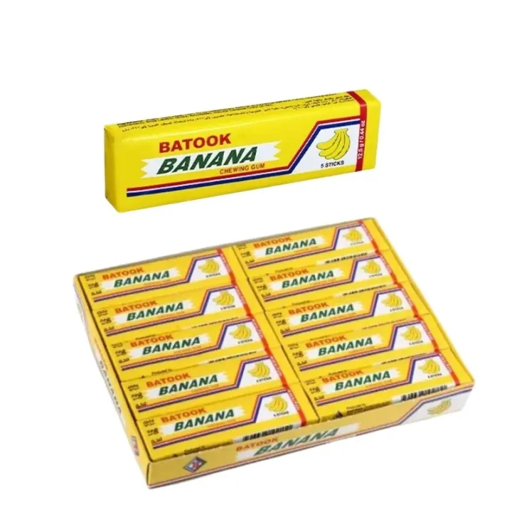 Batook Banana Chewing Gum (12.5g*20 pcs) Pack | Daraz.lk
