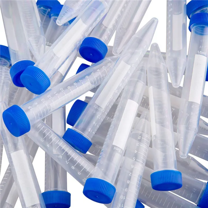 Conical Centrifuge Tubes 15ML, 300 Pcs Sterile Plastic Test Tubes with ...