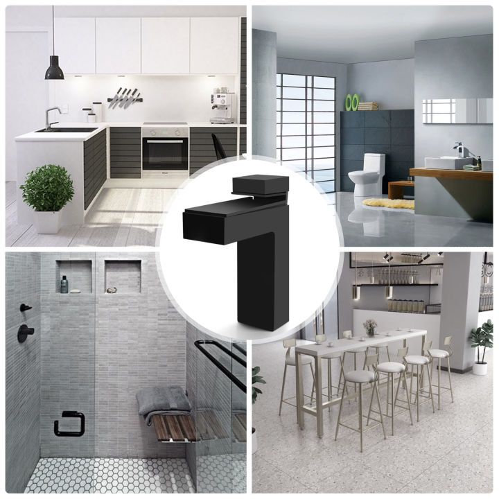 2%20Pcs%20Wood/Glass%20Shelf%20Bracket%20for%203-28mm%20Thick%20Shelves,Black%20-%20Image%206
