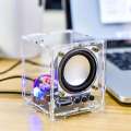 -009 Bluetooth-Compatible 2Inch 3W Mini Speaker Unit Electronic Component DIY Kit Wireless Wired 5V DC Powered. 