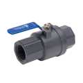 1 1/2” PVC Ball Valve with Stainless Steel Handle & Ball. 