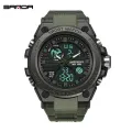 【Miga Plaza】 Men Watch  Luxury Sports Sports Electronic Watch LED Multifunction Watch Luxury Chronograph Fashion Outdoor Military Waterproof Men's Watch. 
