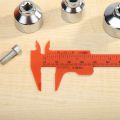 Mini 80mm Double Scale Plastic Vernier Caliper Ruler Gauge Sliding Micrometer Student Calipers Size Measuring Tools. 