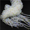 Exquisite Clear Crystal Beads -3mm 4mm 5mm 6mm 8mm -Glass Crystal Bicone Bead -for Making Jewelry Necklace & Bracelet. 