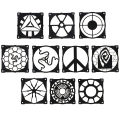 12x12cm Cooling Fan Rgb Cover Computer Diy Cpu Cooler Cpus Cooling Radiator Pc Dust Filter. 