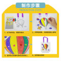 Kids DIY Colorful Painting Kindergarten Graffiti Creative Drawing Eco Bag. 