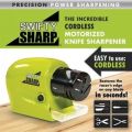 Swift Sharp KNIFE SHARPNER Cordless, Motorized Knife Blade Sharpener Green. 