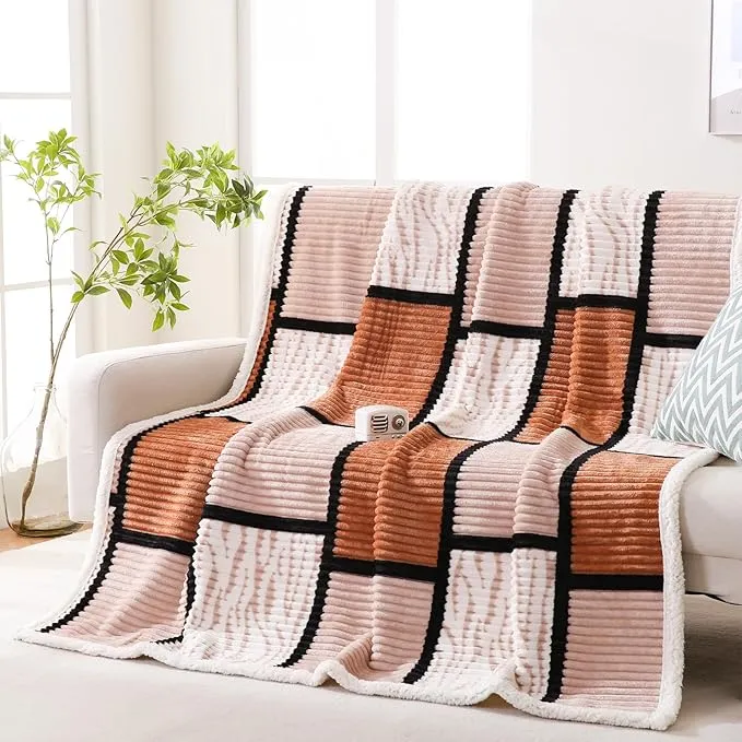 Ribbed%20Blanket%20Plain%20Dyed%20/%20Warm%20Blanket%20-%20Image%204