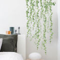 2Pcs Green Leaves Background Wall Sticker Home. 