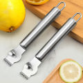 Stainless Steel Lemon Zester Shredder Grater Orange Peeler Citrus Fruit Grater Peeling Kitchen Gadgets Bar Accessories. 