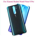 New For Xiaomi Redmi Note8 Note 8 Pro Battery Back Cover 3D Glass Panel For Redmi Note 8 Rear Door Housing Case Adhesive Replace. 