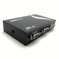 VGA SPLITTER 2 IN 1 OUT SWITCH FOR PC MONITOR SWITCHER laptop desktop computer. 