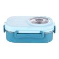 Boys and Girls Bento Lunch Box, Stainless Steel Sealed Lunch Box, 2/3 Compartment with Cutlery Soup Bowl, Compartment Insulated Lunch Box for School and Work. 