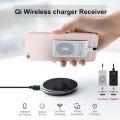 Universal Qi Wireless Charger Receiver Card Charger Adapter Pad Coil for iPhone/Type-C EM88. 