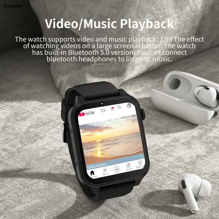 Sutuiying%20BFDBF%20KOM3%204G%20Smart%20Watch%20Phone%204GB%2064GB%20Android%20LTE%20GPS%201.99%7C%20HD%20Camera%20Luxury%20Google%20Play%20Store%20SIM%20Card%20Ultra%20Fitness%20Sports%20Men%20Women%20FTJTR%20-%20Image%203
