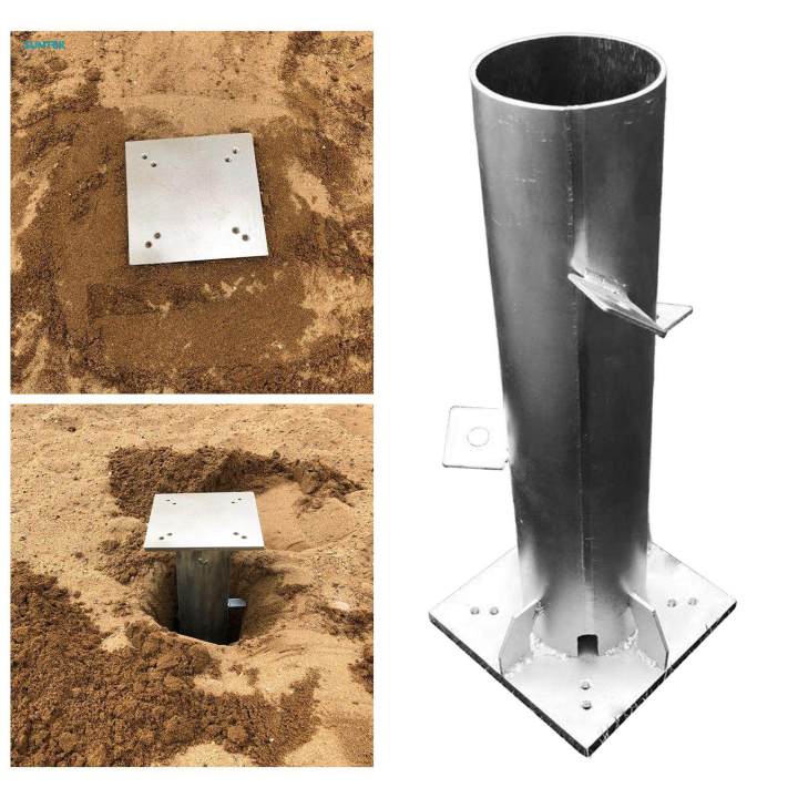 Umbrella Base Stable Universal Parasol Umbrella Mount Parts Easy Installation Heavy Duty Parasol Base for Garden Camping Fishing Coffee Shop