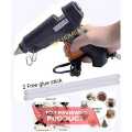 Electric Hot Melt Glue Gun Black With 2 Glue Sticks Free. 