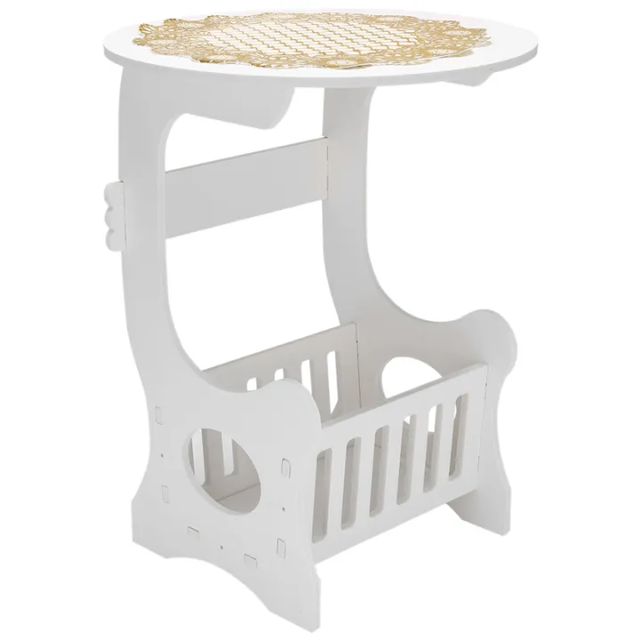 (VDZI)%20Mini%20Plastic%20Round%20Coffee%20Tea%20Table%20Room%20Storage%20Rack%20Bedside%20Table%20White%20-%20Image%202