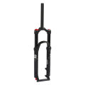 Bicycle Front Fork Black 26inch Bike Air Suspension Fork for Hiking. 