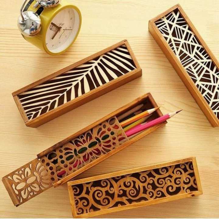 Wooden Pencil Box - Elegant Pencil Box