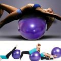 Gym Ball Yoga Ball 95CM PVC Exercise Pilates Balance Yoga Ball Fitness Gym Training with Pump Anti-Burst Slip-Resistant for Fitness Exercise Training Core Strength. 