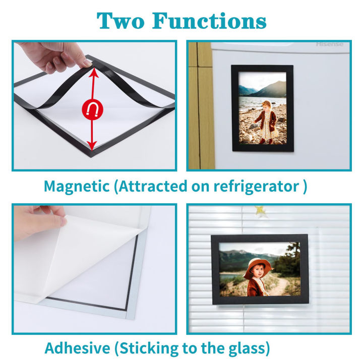 4x6%20Inch%20Magnetic%20Picture%20Frames%20Magnets%20Photo%20Frame%20Rectangle%20Poster%20Painting%20Frame%20for%20Refrigerator/Window/Wall%20Home%20Decor%20-%20Image%205