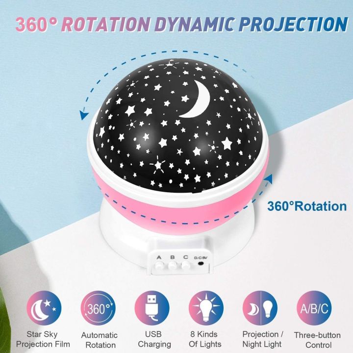 Romantic%20Sky%20Star%20Master%20Baby%20Sleep%20Lighting%20USB%20Night%20Projector%20Lamp%20with%20USB%209%20Colour%204%20LED%20Rotation%20(Multicolour)%20-%20Image%203