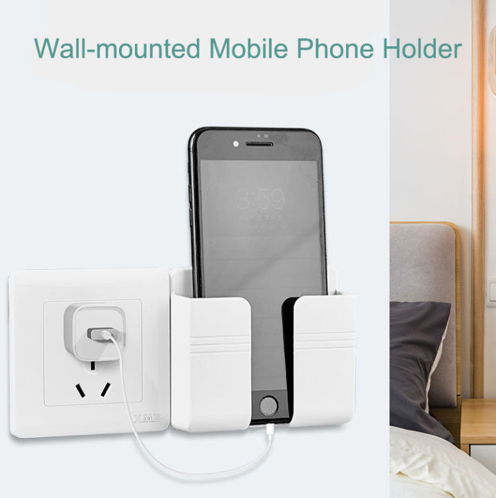 WALL%20MOUNTED%20PHONE%20HOLDER%20RACK%20and%20Remote%20Control%20Mounted%20Mobile%20Phone%20Plug%20Wall%20Holder%20Charging%20Multifunction%20Holder%20Rack%20-%20Image%206