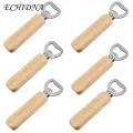 Long-lasting Bottle Opener Wooden Handle Beer Bottle Opener Durable Rust-proof for Home Kitchen Bar Set of 2/6/12pcs less Than Wooden Handle Bottle Opener. 