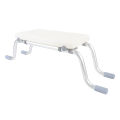 Suspended Bath Tub Shower Bench Space Saving Bathtub Bath Stool Stylish Look Aluminum Alloy Enhanced Comfort Anti Slip for Bathroom. 