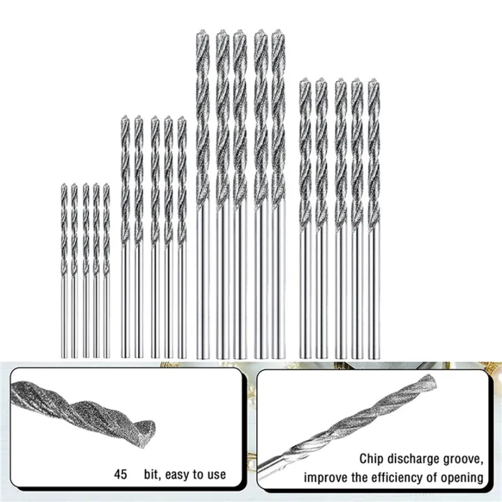 Diamond%20Drill%20Bit%20Set%2040%20Pieces%204%20Sizes%201mm%201.5mm%202mm%202.5mm%20Twist%20Tip%20Jewelry%20Beach%20Sea%20Glass%20Shells%20Gemstones%20Lapidary%20-%20Image%203