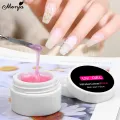 Monja 15Ml නියපොතු දීර්ඝ කිරීම් තුඩු, රෝස සුදු, ඉක්මන් ගොඩනැගීම, නියපොතු කලාව, UV Led ජෙල් නියපොතු Form තුඩු පොලිෂ් DIY මැනිකියුර් මෙවලම. 