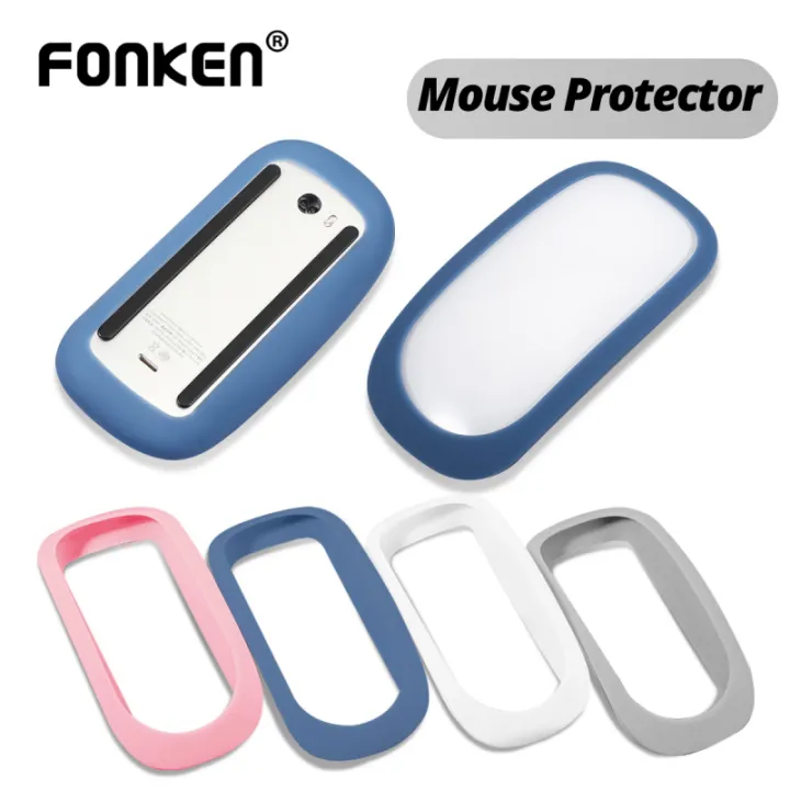 【FOOT SOFA】 For Apple Mouse Protective Case Magic Mouse1/2 Generation Wireless Bluetooth Silicone Protective Shell Anti-Drop Anti-Scratch