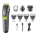 HTC AT-1211 Shaving Machine Luxury Design Lithium Battery 4 in 1 Men's Grooming KIT Hair Clipper Trimmer. 
