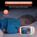3.5 Inch LCD Baby Monitor with 720P Camera Wireless Protection Detection Smart Nanny Cam Electronic Babyphone Cry Babies Feeding. 
