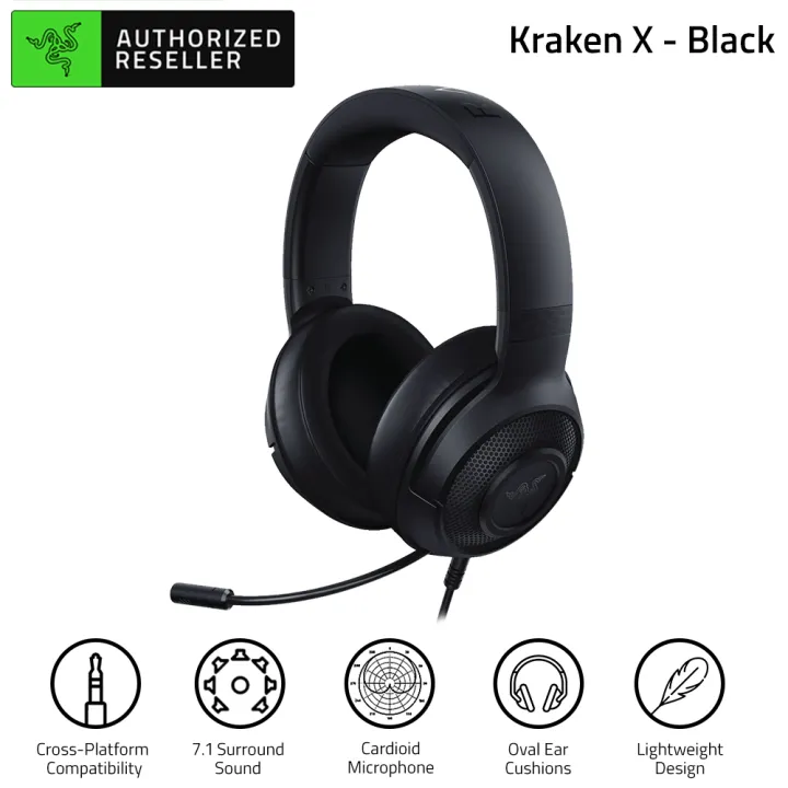 Razer Kraken X Multi-Platform Wired Gaming Headset